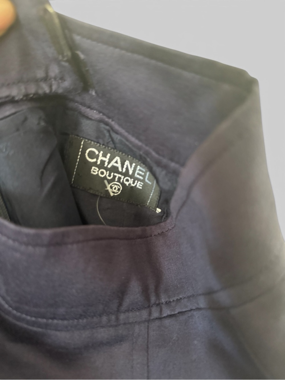CHANEL Dark Navy A-Line Skirt - Picture 9 of 14